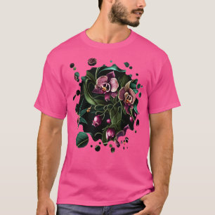 T-shirt Vintage Orchidée Fleur Inspiré Plante Lover Funny 