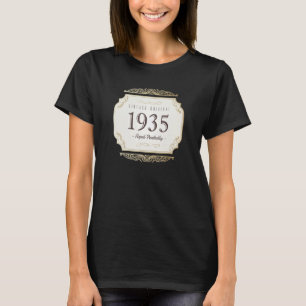 T-shirt Vintage Original vieilli Parfaitement Né en 1935 8