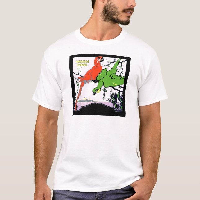 T-shirt Vintage Panama Canal Travel (Devant)