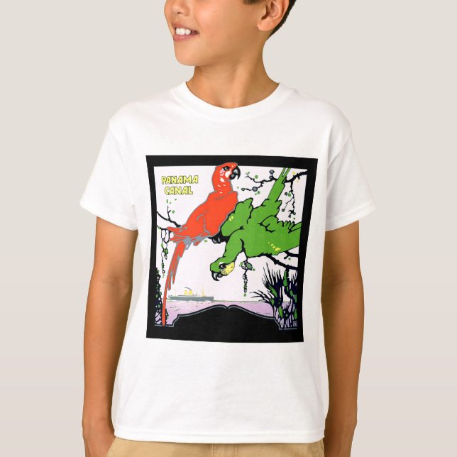 T-shirt Vintage Panama Canal Travel (Devant)