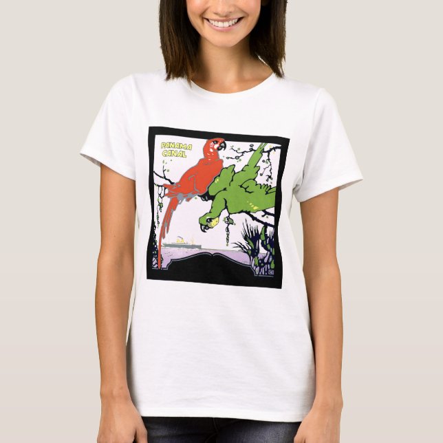 T-shirt Vintage Panama Canal Travel (Devant)