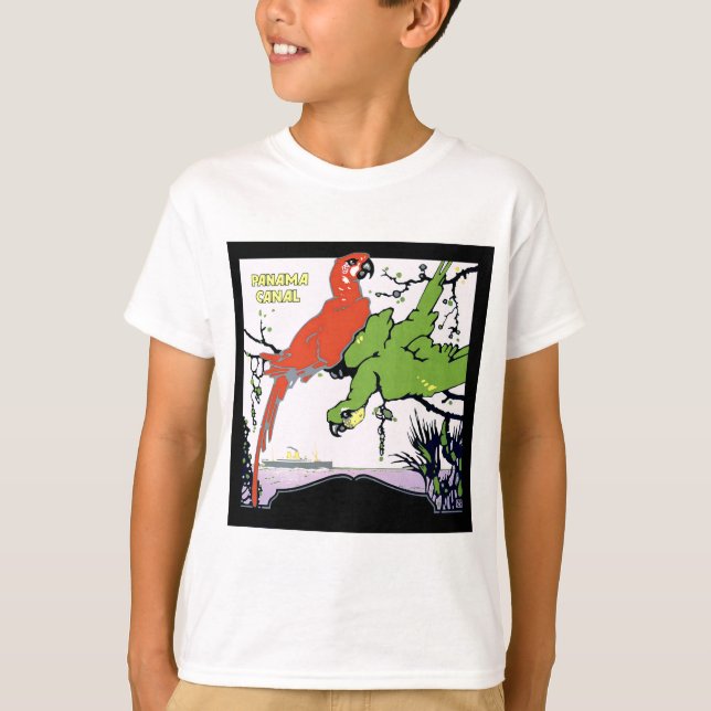 T-shirt Vintage Panama Canal Travel (Devant)