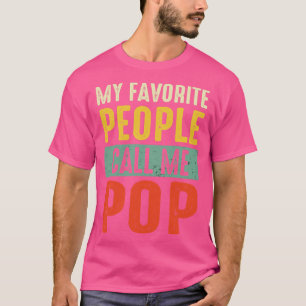 T-shirt Vintage Papa Chemise Grand-Père Chemise Mes Favori