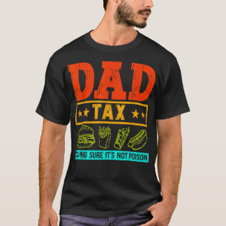 T-shirt Vintage Papa Impôt Faire En Sorte Que Fête des pèr