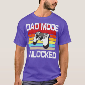 T-shirt Vintage Papa Mode Déverrouillé Heureux Pour Moi, P