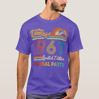 T-shirt Vintage Parties originales 1967 Hommes Femmes 55 A