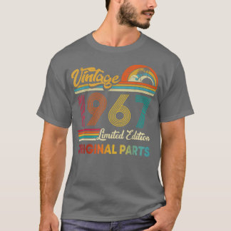 T-shirt Vintage Parties originales 1967 Hommes Femmes 55 A