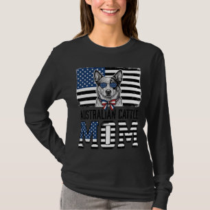 T-shirt vintage patriotique Maman Australian Cattl