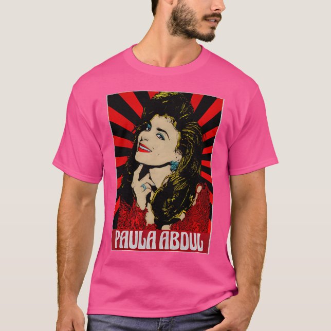 T-shirt Vintage Paula Abdul 90S (Devant)