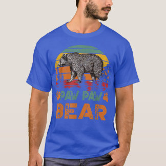 T-shirt Vintage Paw Paw Bear Funny Fathers Day 