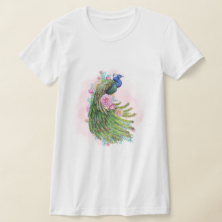 T-shirt Vintage Peacock T‑Shirt