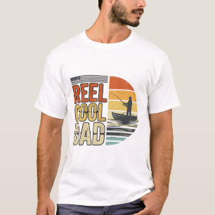 T-shirt vintage pêche Papa vraiment cool Design_1