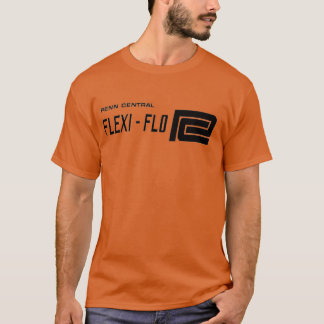T-shirt Vintage Penn Central Railroad Flexi Flo