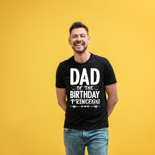 T-shirt Vintage père de la princesse d'anniversaire Anni