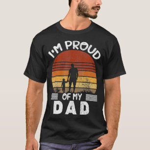 T-shirt Vintage Père Jour Aimer Je Suis Fier De Mon Père R