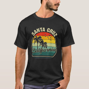 T-shirt Vintage Père Noël Cruz Beach Californie coucher de