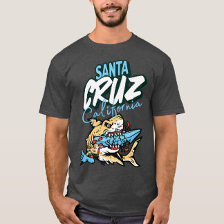 T-shirt Vintage Père Noël Cruz Californie Grand requin bla
