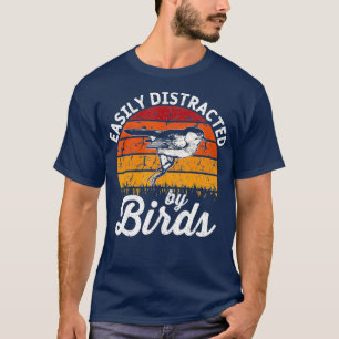 T-shirt Vintage Perturbé Facilement Distrait Par Les Oise