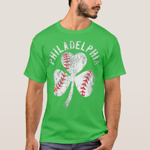 T-shirt Vintage Philadelphie Shamrock de baseball irlandai