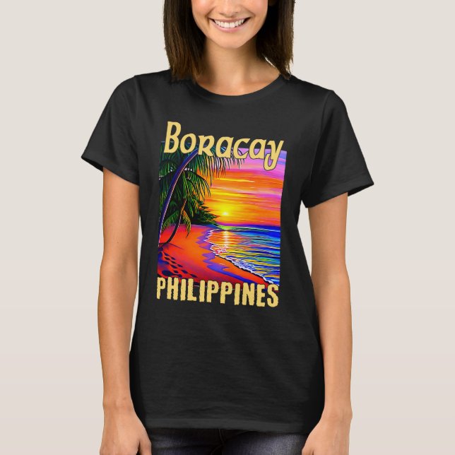 T-shirt Vintage Philippines Boracay (Devant)