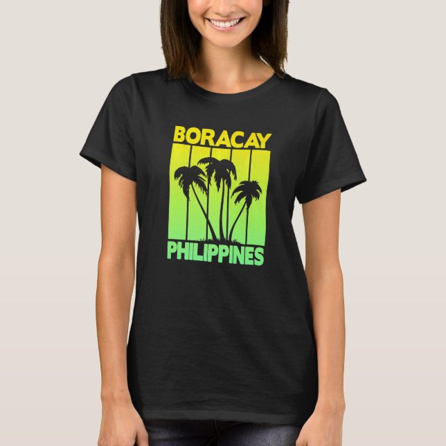 T-shirt Vintage Philippines Boracay (Devant)
