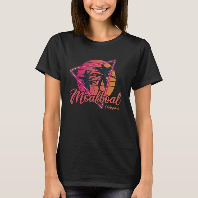 T-shirt Vintage Philippines Vacation Travel Asia Moalboal  (Devant)