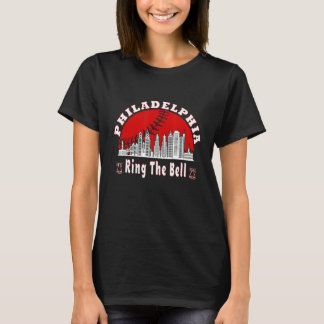 T-shirt Vintage Philly Bague Bell Philadelphie Baseball