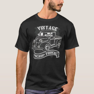 T-shirt Vintage Pickup Truck namastay drôle yoga