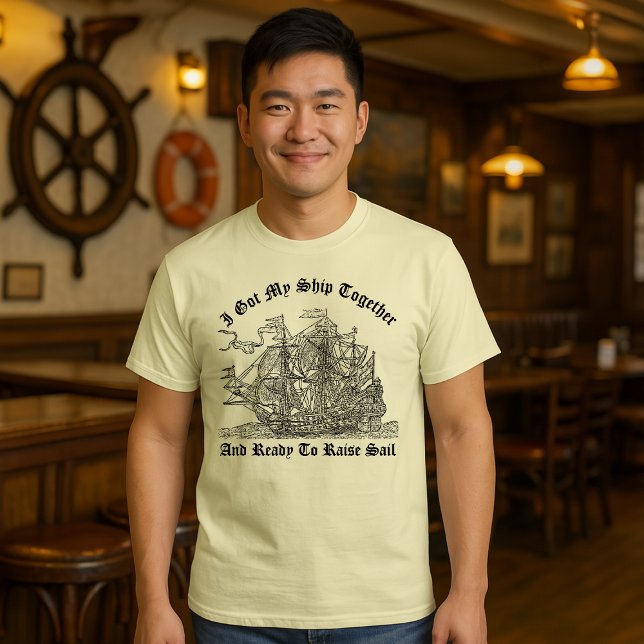 T-shirt Vintage Pirate Ship (Créateur téléchargé)