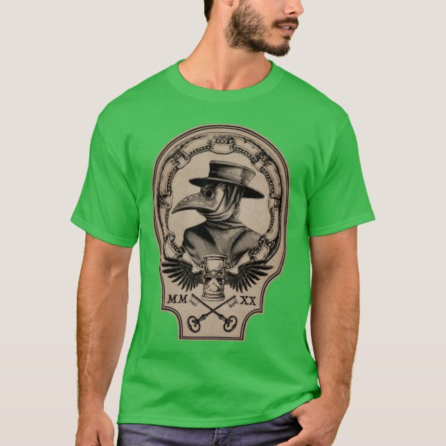 T-shirt Vintage Plague Doctor boy (Devant)