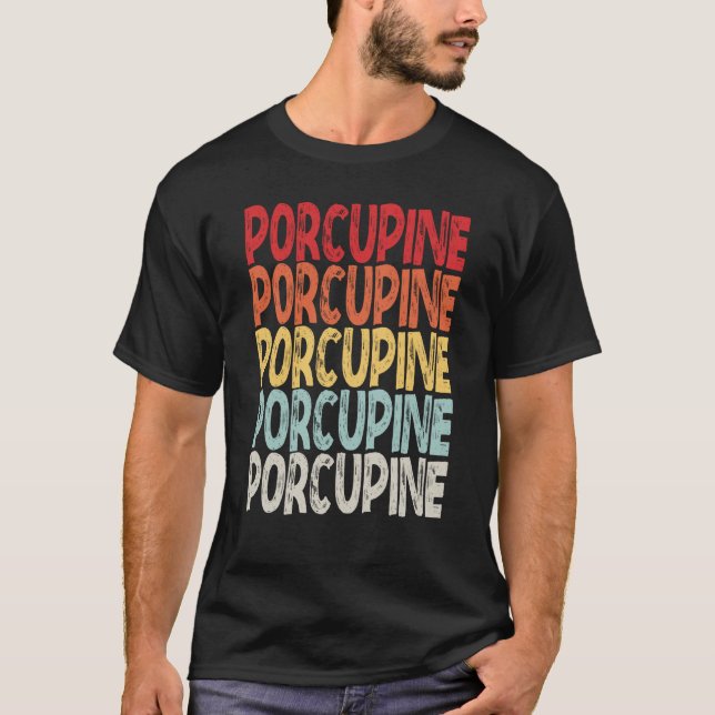 T-shirt vintage Porcupine (Devant)