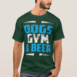 T-Shirt vintage Pour Chiens Et Bière Premium
