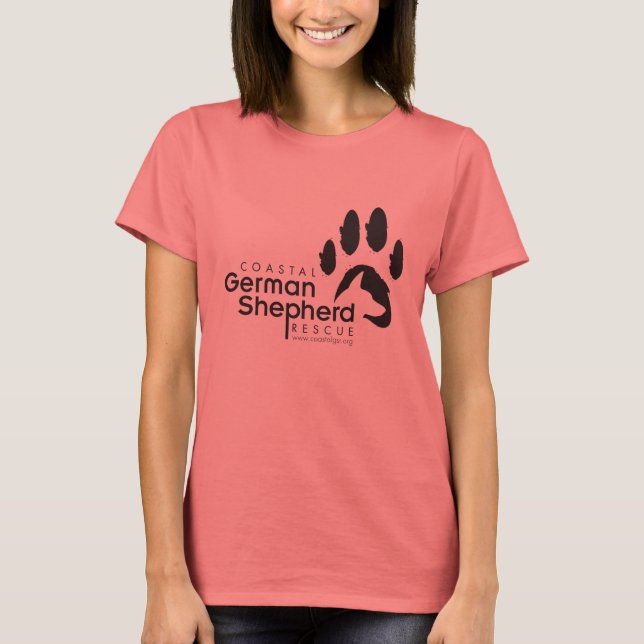 T-shirt "Vintage" pour dames - GSR côtier (Devant)