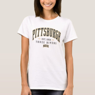 T-shirt vintage pour femmes Trois Rivières de Pitt