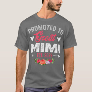 T-shirt Vintage Promu À Mimi 2022 Rétro Nouveau Maman Gran