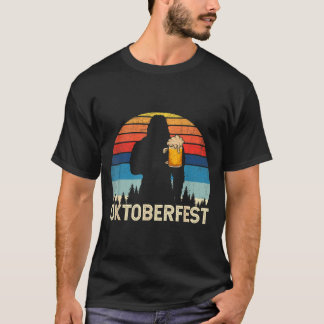 T-shirt Vintage prost bigfoot bière drôle fête allemande