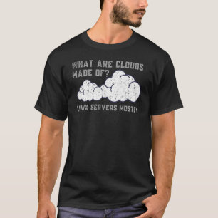 T-shirt Vintage Quels Sont Les Nuages Faits De Serveurs Li