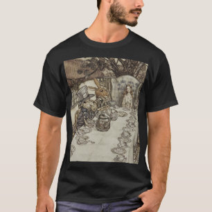 T-shirt Vintage Rackham Mad Tea Party Alice au pays des me