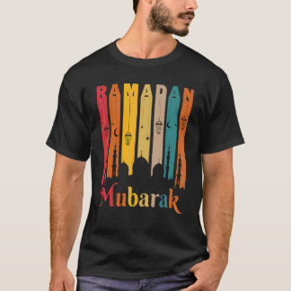 T-shirt Vintage Ramadan Moubarak Cool jeûne 2022 Islamique