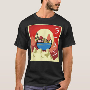 T-shirt Vintage Ramen Bowl nouilles japonaises Asie Foie R