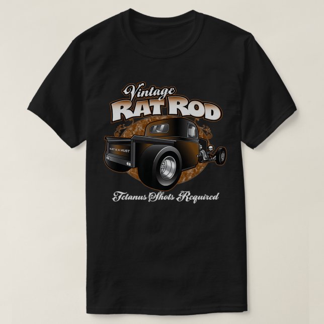 T-shirt Vintage Rat (Design devant)