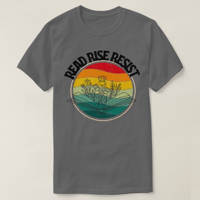 T-shirt Vintage Read Rise resist (Design devant)