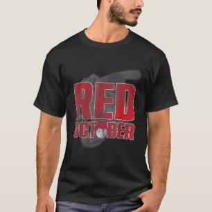T-shirt Vintage Red Octobre Philadelphie Philadelphie Base