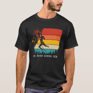 T-shirt Vintage Red River Gorge USA Rock Escalade Boulderi