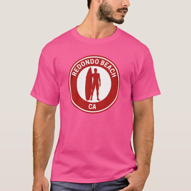 T-shirt Vintage Redondo Beach Californie (Devant)
