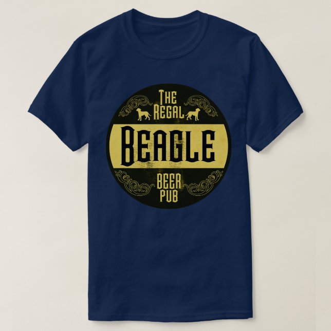 T-shirt Vintage Regal Beagle Pub (Design devant)