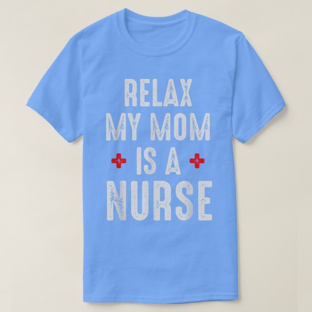 T-shirt Vintage Rela Ma mère est infirmière (Design devant)