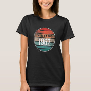 T-shirt Vintage Retro 1962 60e fête d'anniversaire