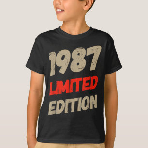 T-shirt Vintage Rétro 1987 Lied Édition 1987 Anniversaire