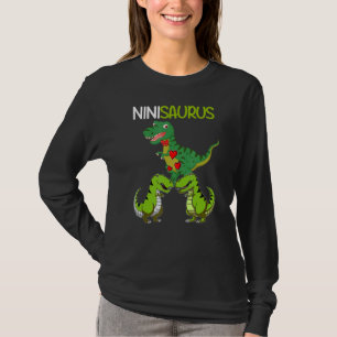 T-shirt Vintage Retro 2 Enfants Ninisaurus Dinosaur